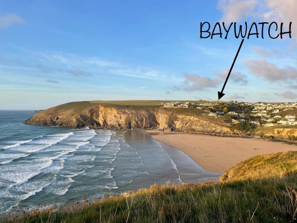 Baywatch Mawgan Porth Spacious Home Sleeps 9, Games Room, Parking & Garden Екстериор снимка