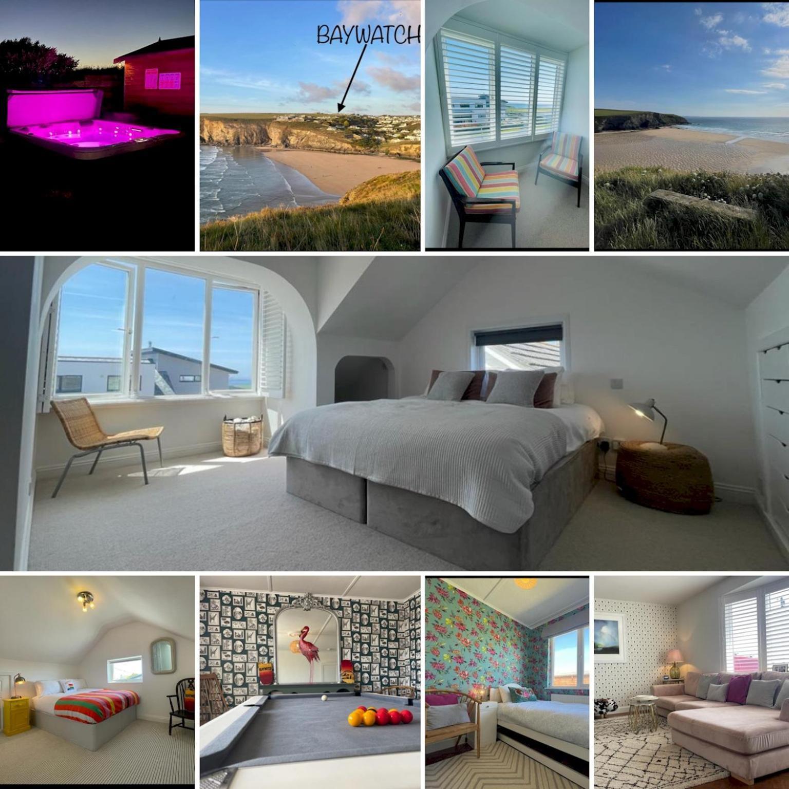 Baywatch Mawgan Porth Spacious Home Sleeps 9, Games Room, Parking & Garden Екстериор снимка